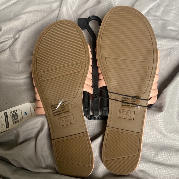 Time and Tru Multi-Band Slide Sandals Size 10 NWT - Picture 8 of 12